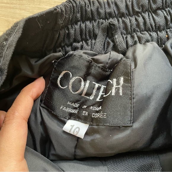 Coltech women’s Ski Snowboard Nylon black pants size 10 made in Korea - Picture 5 of 8